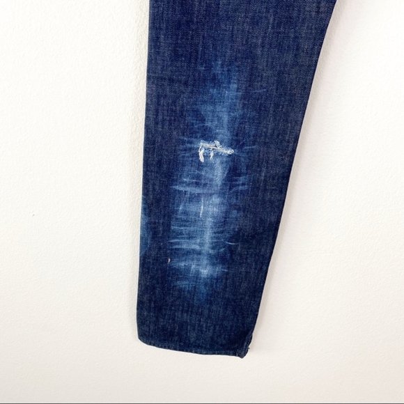 *SOLD* 7 For All Mankind Skinny Distressed Jeans - Picture 4 of 8